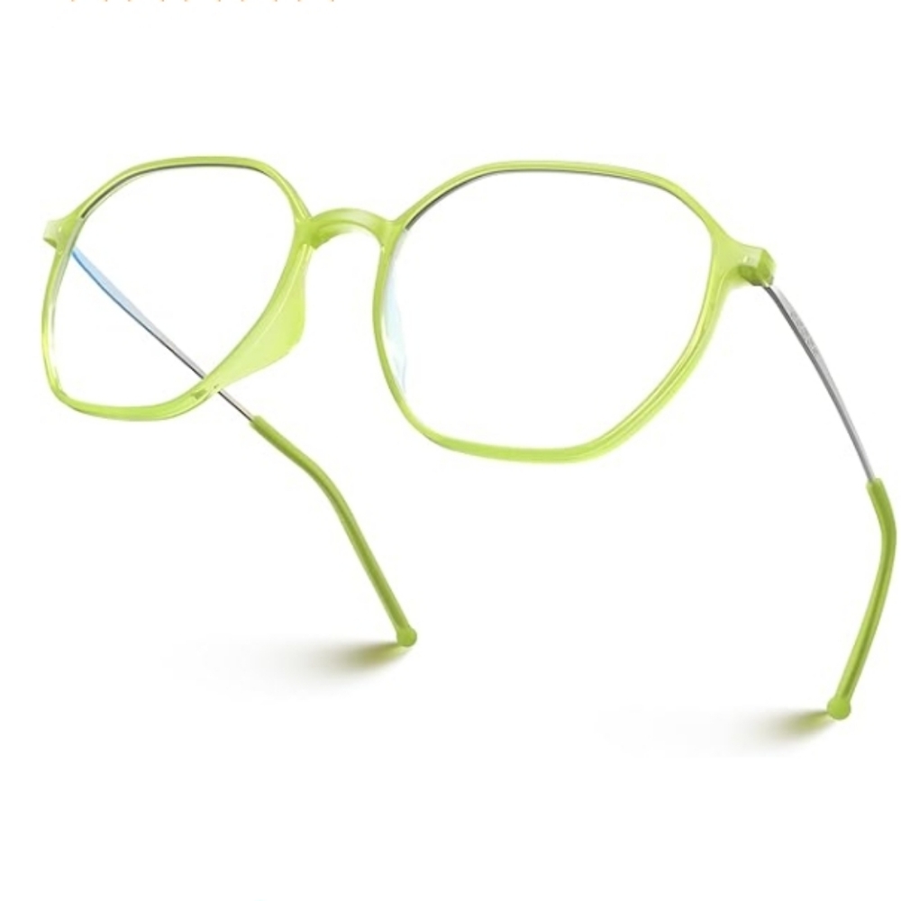 Blue Light Blocking Glasses Frame Anti Glare Eye Protection Green Eyeglasses